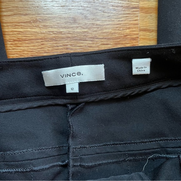 Vince black Mid Rise Skinny Pants Career Stretch size 12 - Picture 3 of 7